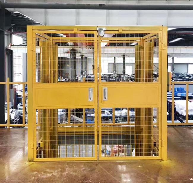 东营智能导轨式升降机亮相